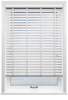 Ecowood Deluxe, Frost White Fine Grain - Venetian Blind